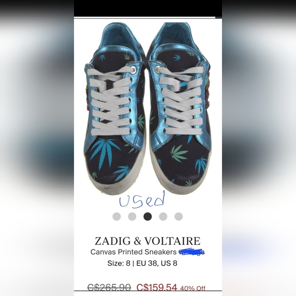 ZADIG &VOLTAIRE SNEAKERS - Picture 9 of 10